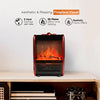 Comfort Zone Mini Ceramic Tabletop Fireplace Heater