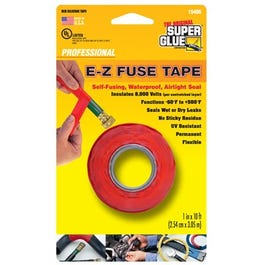 Silicone Tape, Red, 1-In. x 10-Ft.