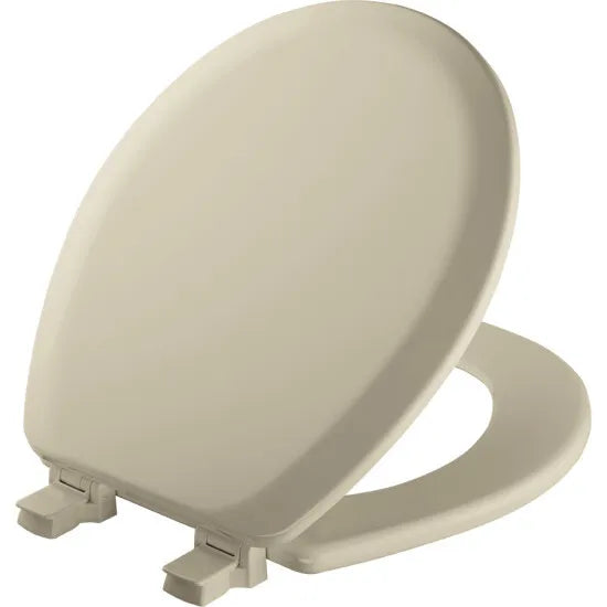 Mayfair by Bemis Cameron® Round Enameled Wood Toilet Seat Never Loosens Removes for Cleaning