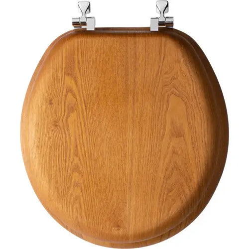 Mayfair by Bemis Natural Reflections™ Round Wood Finish Toilet Seat Natural Oak (Natural Oak)