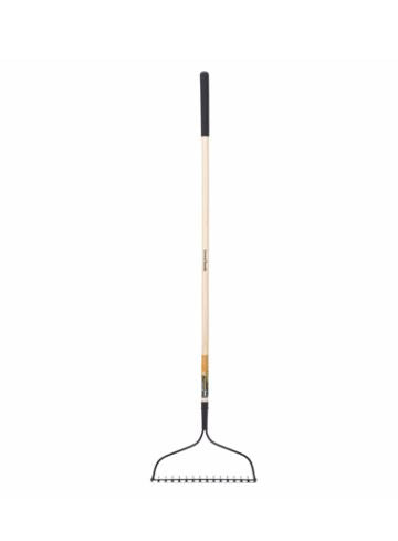 Green Thumb Bow Rake with Wood Handle (59.5 L x 15.9 W x 2.0 H)