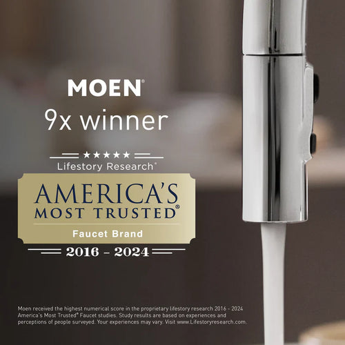 Moen Banbury Two-Handle Low Arc Bathroom Faucet