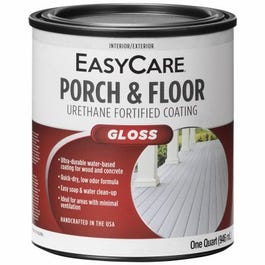 Porch & Floor Coating, Light Gray, Interior/Exterior, 1-Qt.