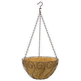 Aztec-Style Hanging Basket, 14-In.