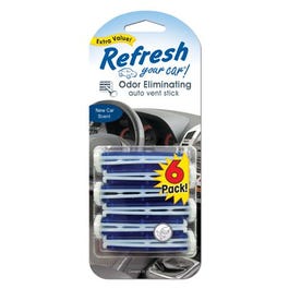 Car Air Freshener, Vent Stick, New Car Scent, 6-Pk.