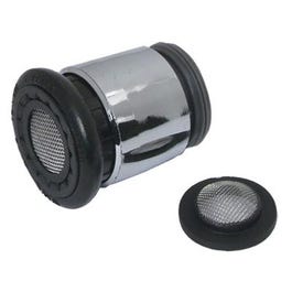 Faucet Aerator, 2-Stage, Chrome, 15/16-In. & 55/64-In. x 27-Thread