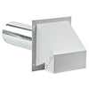 Dryer Vent Hood, Heavy Duty, Galvanized, 4-In. Painted