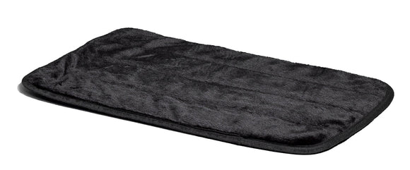 Midwest QuietTime Deluxe Black Fur Mat