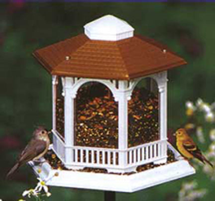 DELUXE GAZEBO  BIRD FEEDER 10LB