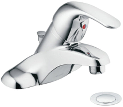 LAV FAUCET W/POP UP2 HAND MET/ACRYL CAL84