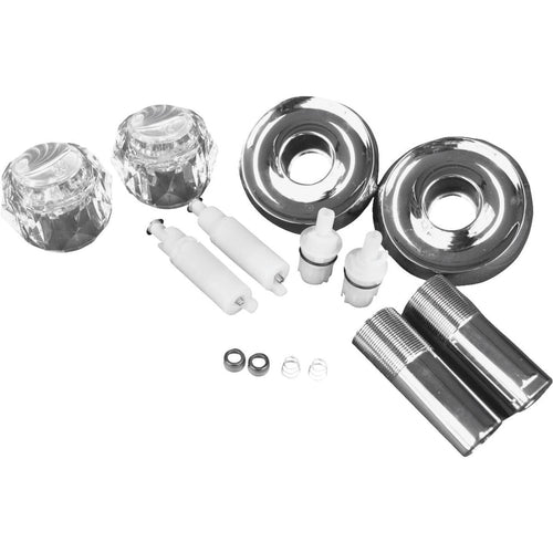 Danco Delta Chrome Remodeling Tub & Shower Trim Kit, 2-Handle