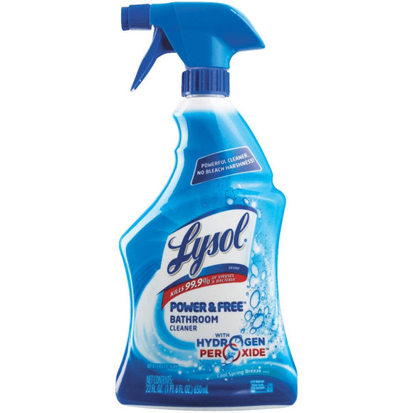 Lysol 22 Oz. Power & Free Bathroom Cleaner with Hydrogen Peroxide