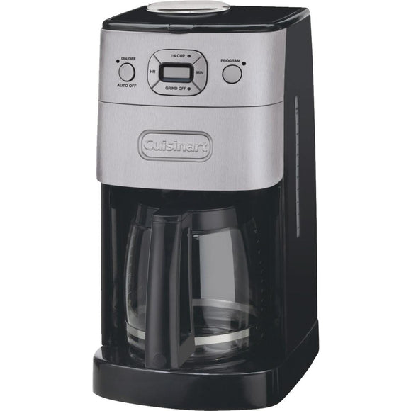 Cuisinart Grind & Brew 12 Cup Programmable Black Coffee Maker