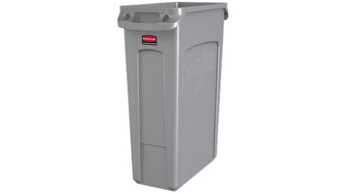 Rubbermaid Vented Slim Jim® 23 Gal Gray